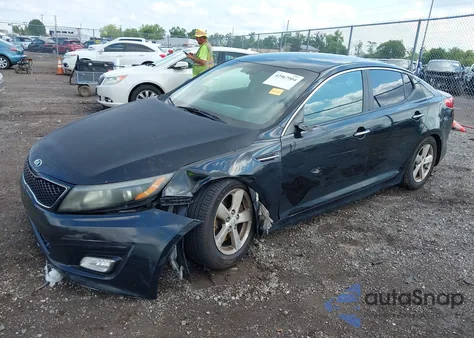 2015 Kia Optima Lx из США, поврежденный, VIN KNAGM4A73F5662329